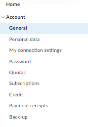 excluir conta do mailfence: etapa 2
